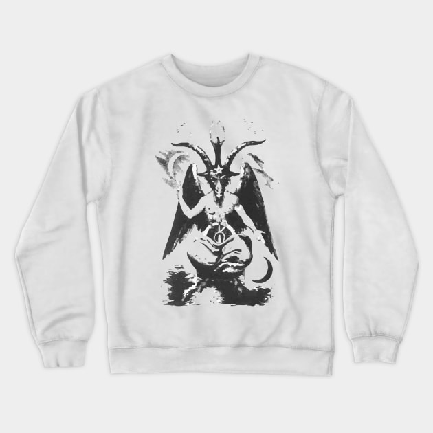 Baphomet Crewneck Sweatshirt by JeremyGoodacre